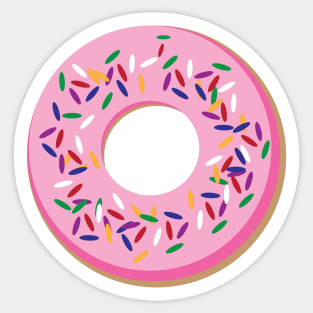 Donut with sprinkles Sticker
